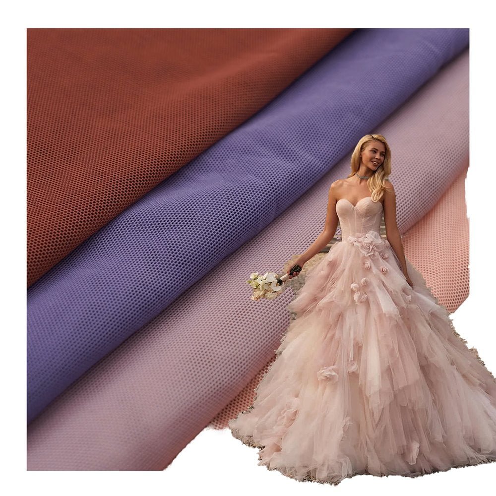 Soft English tulle layers