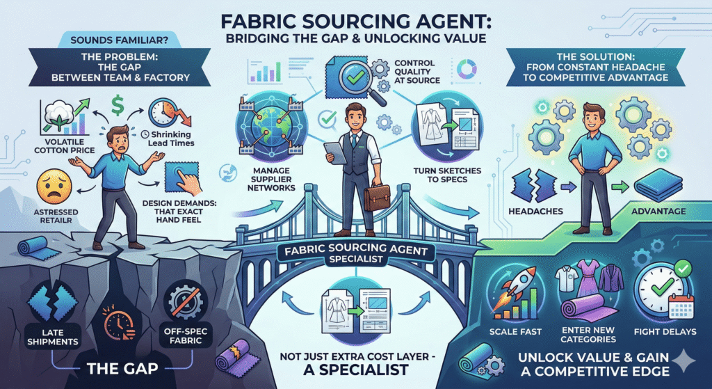 Unlocking Value: Are Fabric Sourcing Agents Your Supply Chain’s Missing Piece?