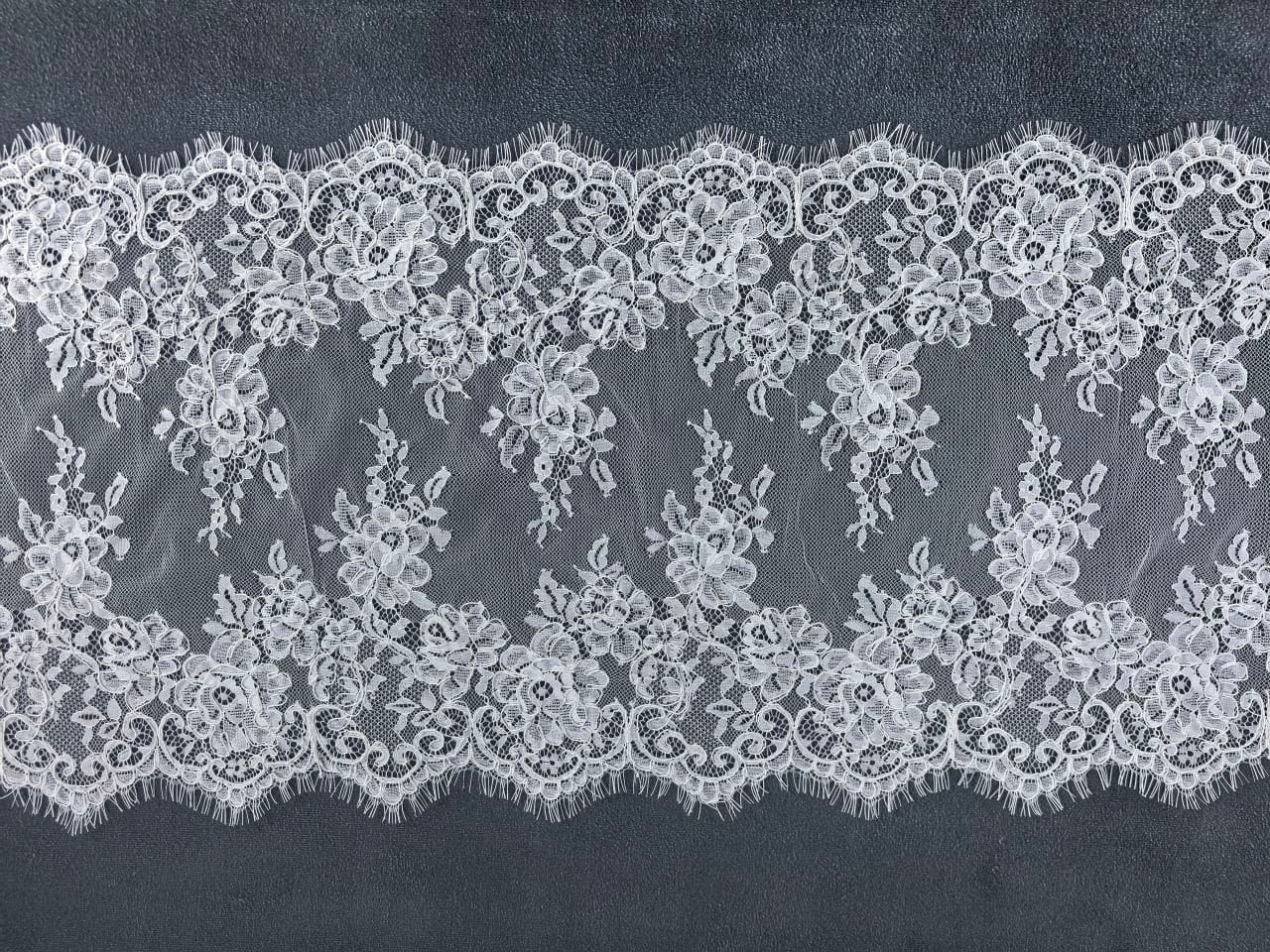 Premium Chantilly Lace Pattern Full View