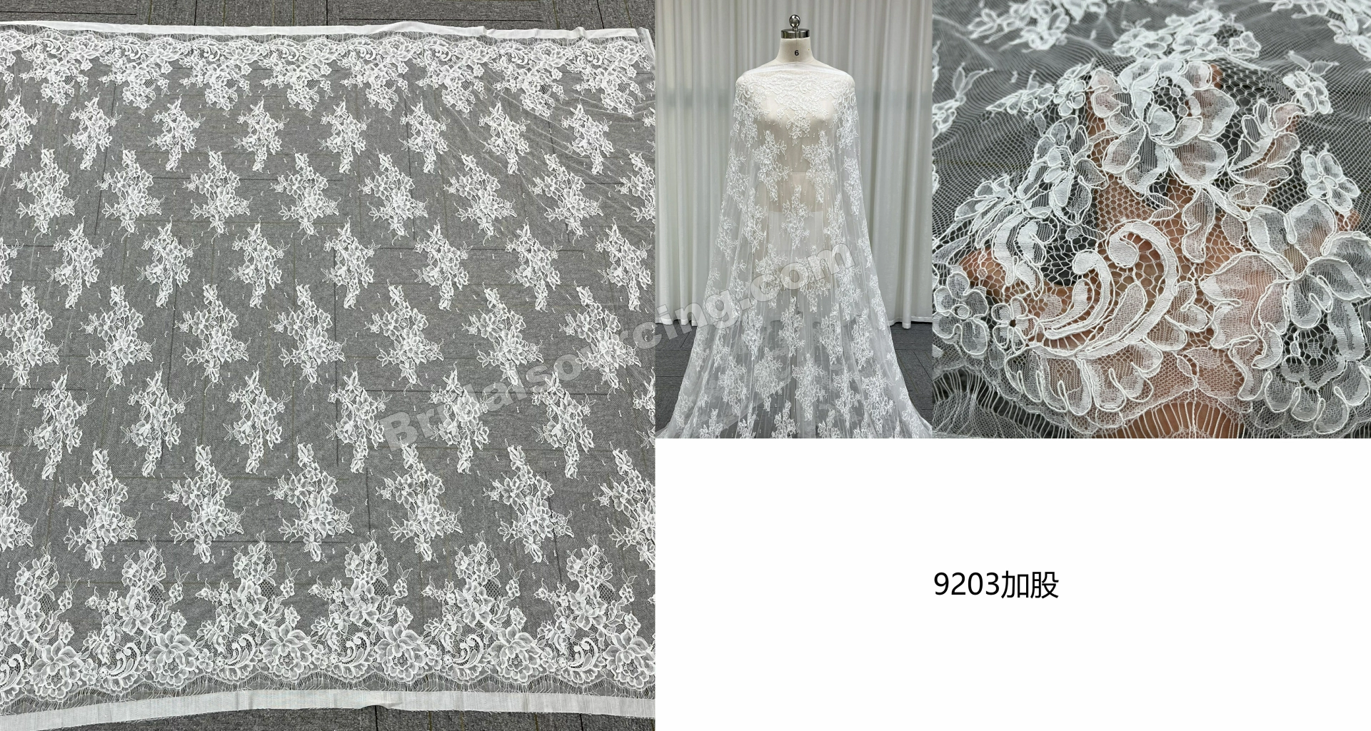 Delicate Floral Eyelash Lace