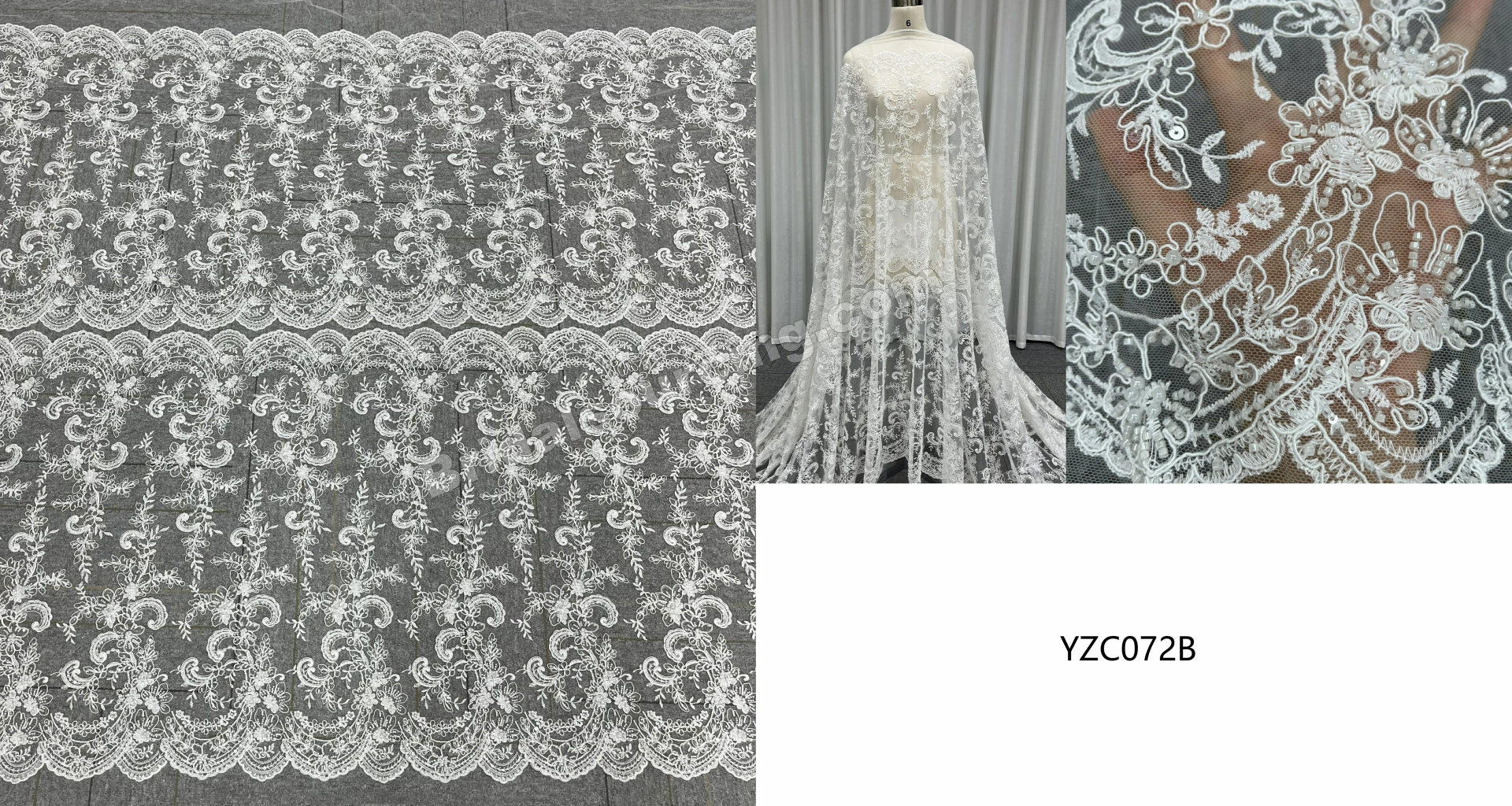 Delicate Floral Eyelash Lace